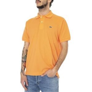 Lacoste Men's Orange Classic Polo Shirt size 5 (Medium)